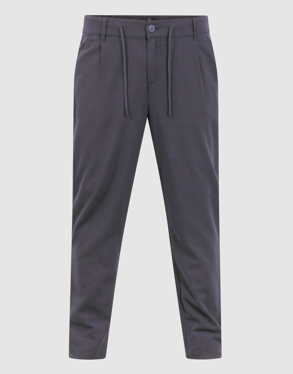 Structuur Regular Fit Broek Donkergrijs