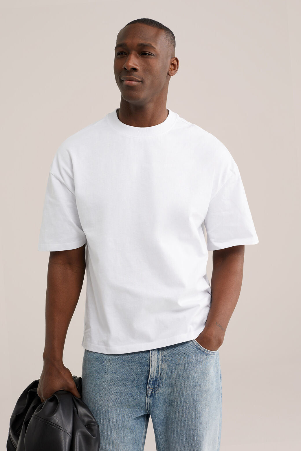 Heren boxy fit T-shirt