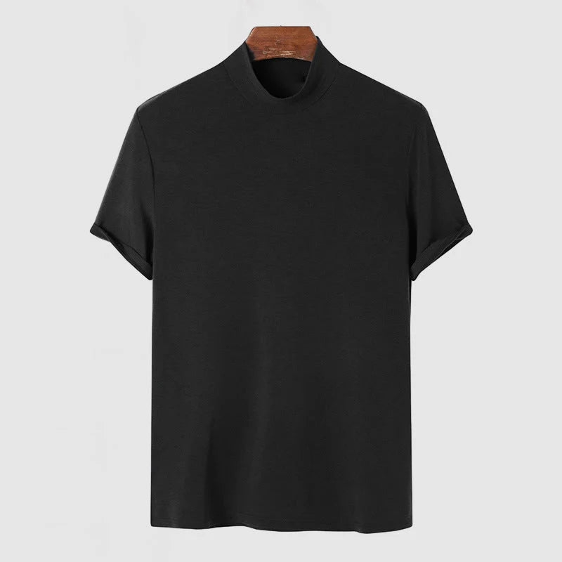 Luxueus stretch katoenen T-shirt voor heren