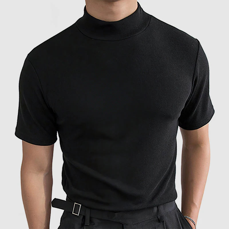 Luxueus stretch katoenen T-shirt voor heren