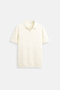 Polo T-shirt met structuur